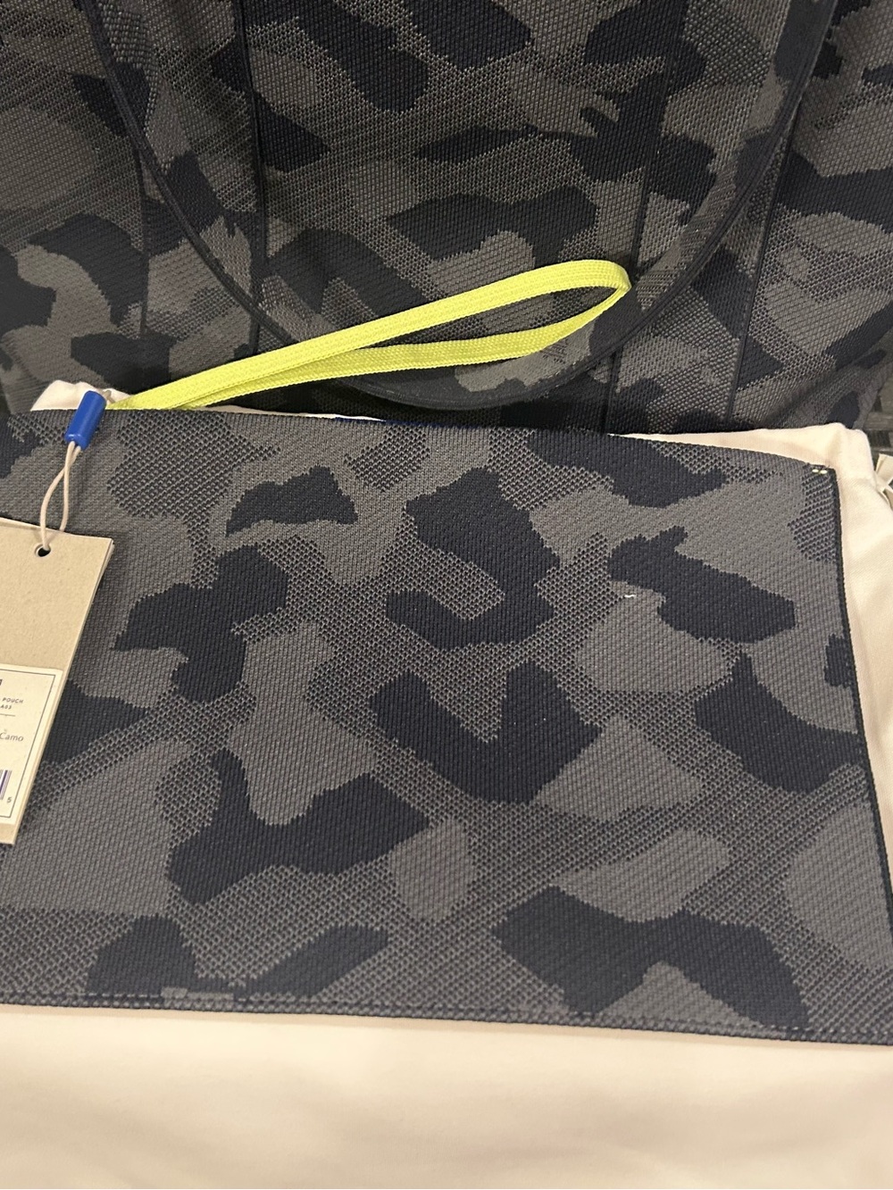 Rothy’s Slate Camo Tote & Pouch - Picture 2 of 7